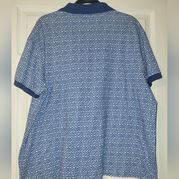Slate & Stone Blue Patterned Men's Shirt Size XXL 100% Cotton‎ Made In India - Picture 5 of 7